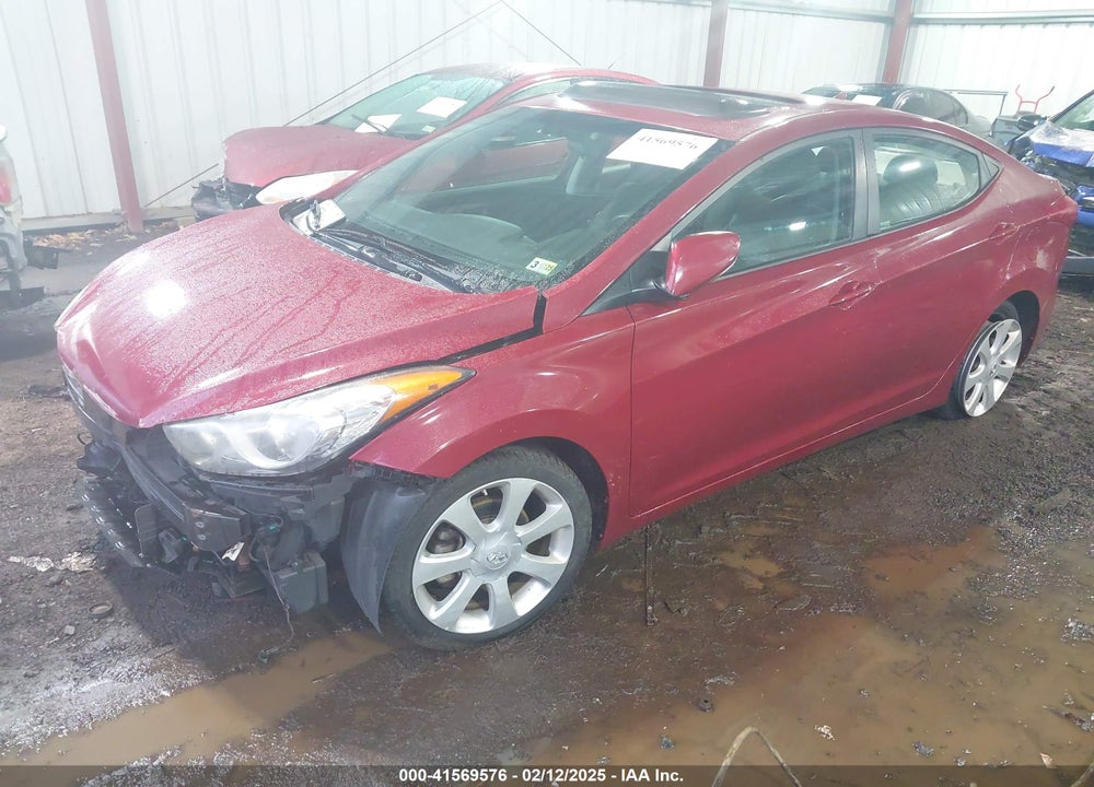 2013 HYUNDAI ELANTRA LIMITED VIN: 5NPDH4AE6DH303272