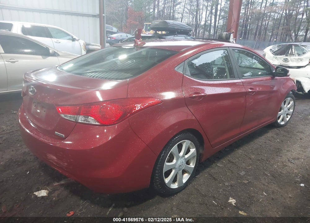 2013 HYUNDAI ELANTRA LIMITED VIN: 5NPDH4AE6DH303272