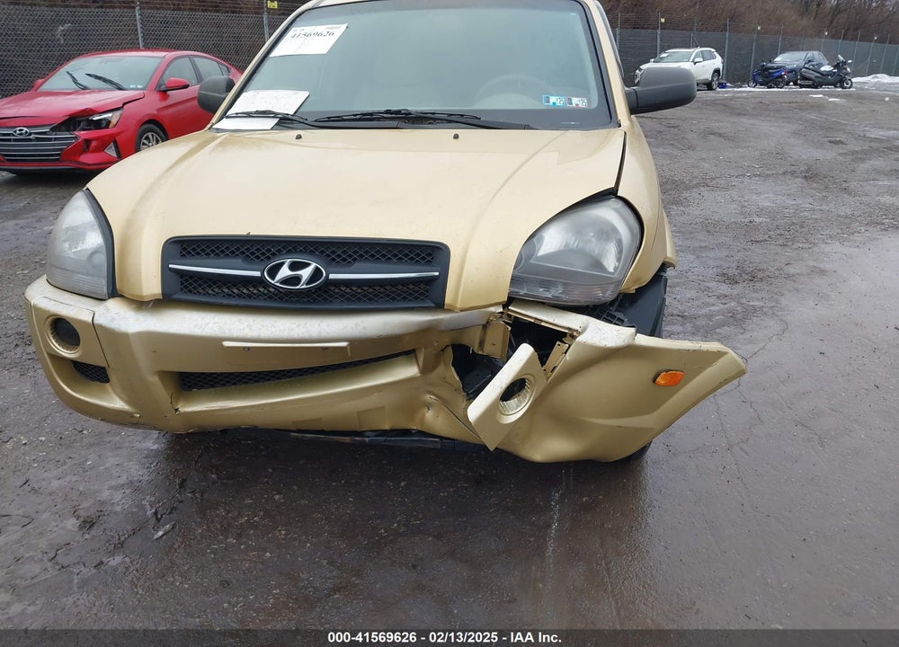 2005 HYUNDAI TUCSON GL VIN: KM8JM12B05U147167
