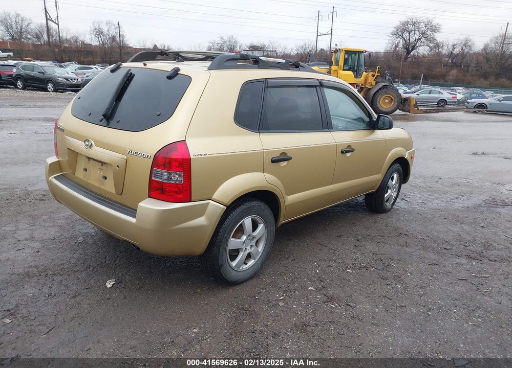 2005 HYUNDAI TUCSON GL VIN: KM8JM12B05U147167
