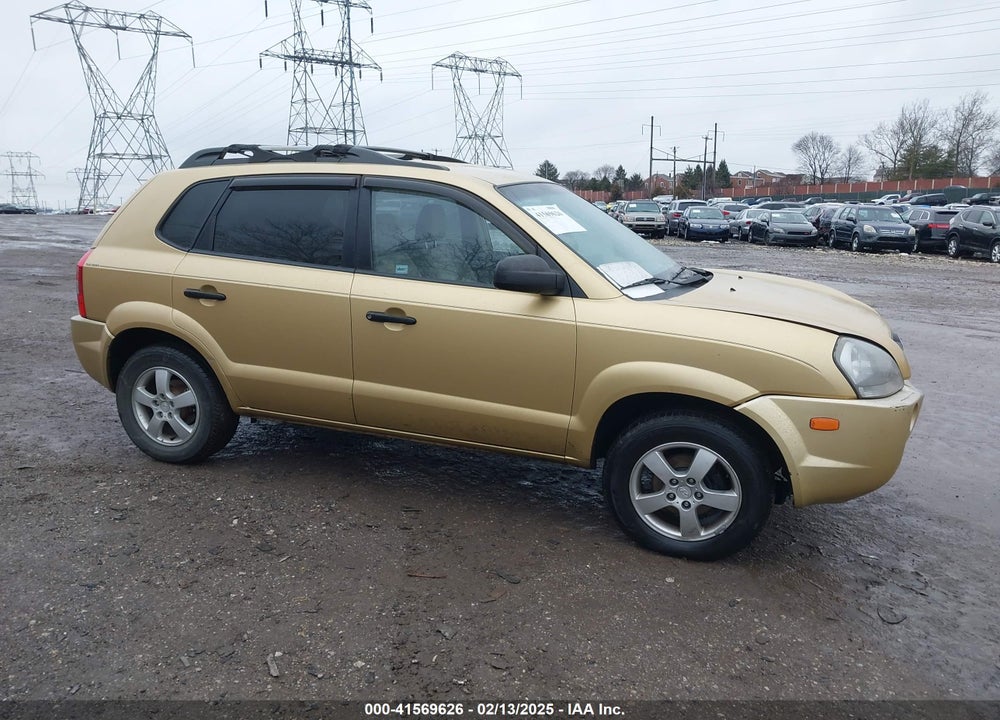 2005 HYUNDAI TUCSON GL VIN: KM8JM12B05U147167