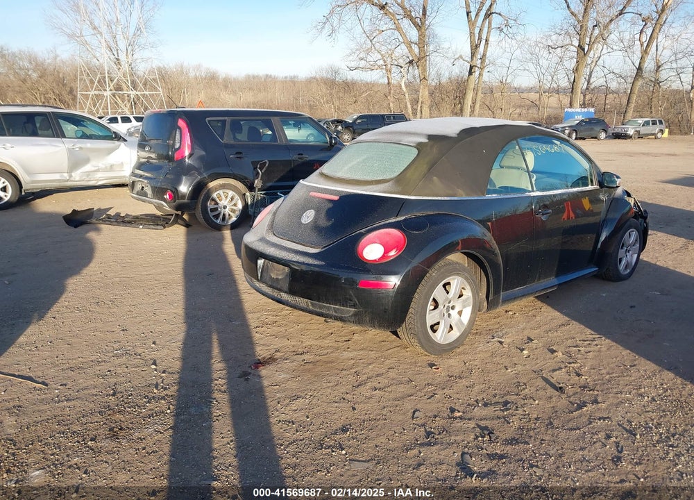 2007 VOLKSWAGEN NEW BEETLE VIN: 3VWRF31Y07M416355