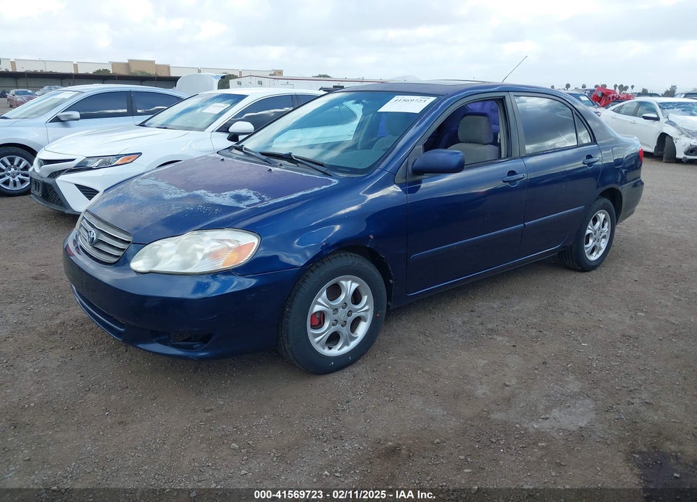 2003 TOYOTA COROLLA LE VIN: 2T1BR32EX3C138129