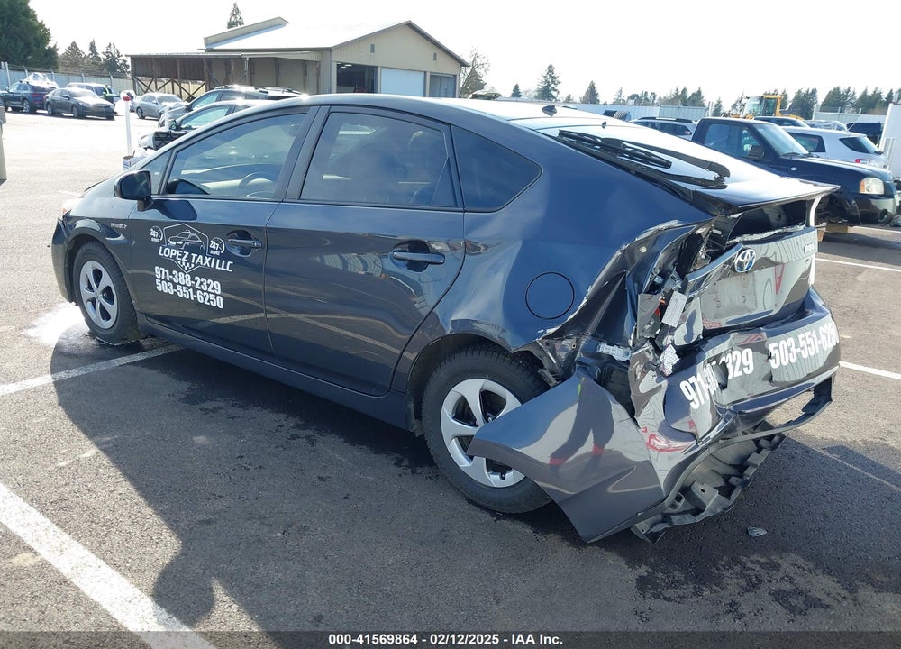 2014 TOYOTA PRIUS VIN: JTDKN3DU3E1743858