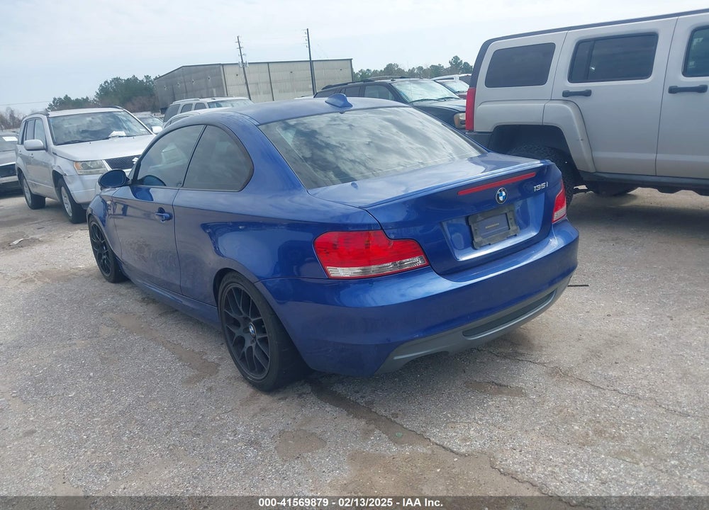 2008 BMW 135I VIN: WBAUC73598VF23878