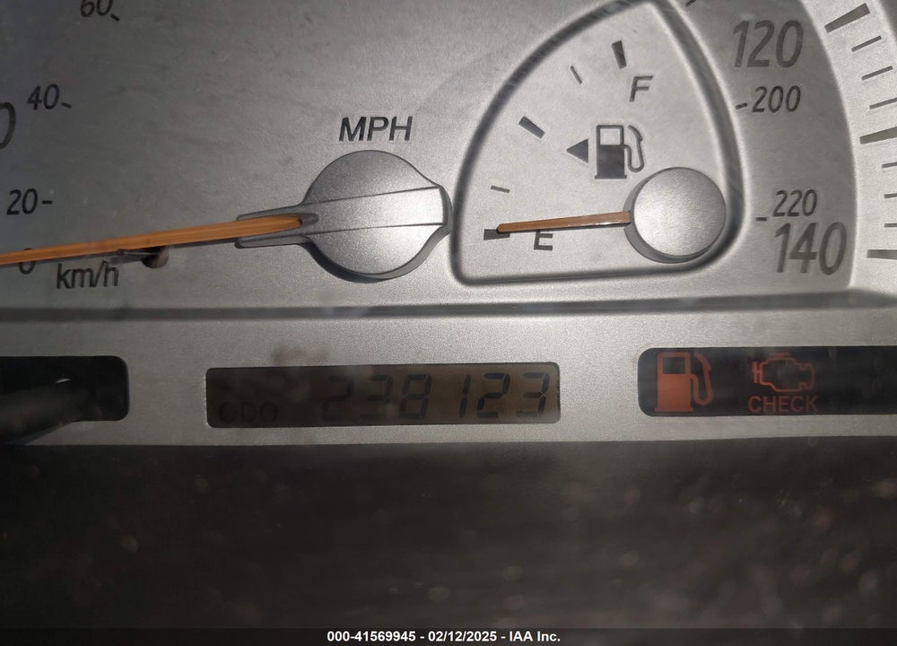 2002 TOYOTA CAMRY VIN: 4T1BF30K12U007329
