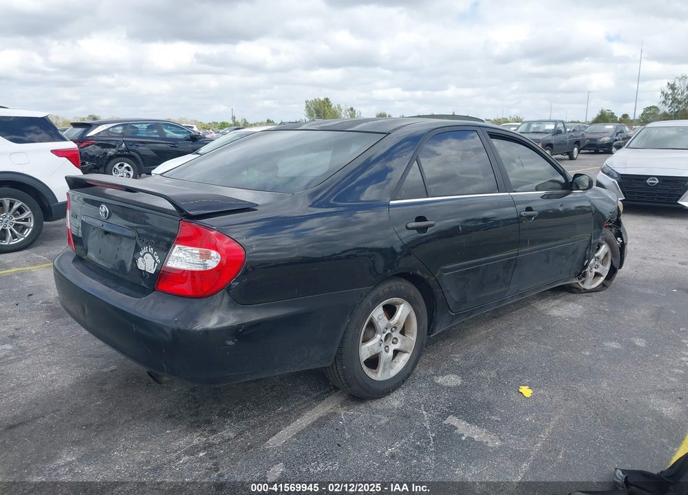 2002 TOYOTA CAMRY VIN: 4T1BF30K12U007329