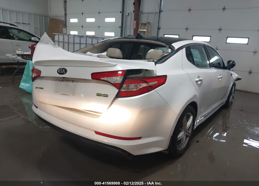 2012 KIA OPTIMA HYBRID EX VIN: KNAGM4AD5C5034581