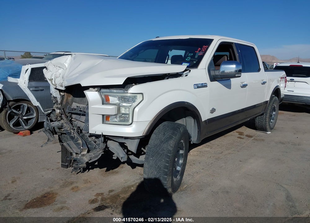 2016 FORD F-150 KING RANCH VIN: 1FTEW1EF3GFC74680
