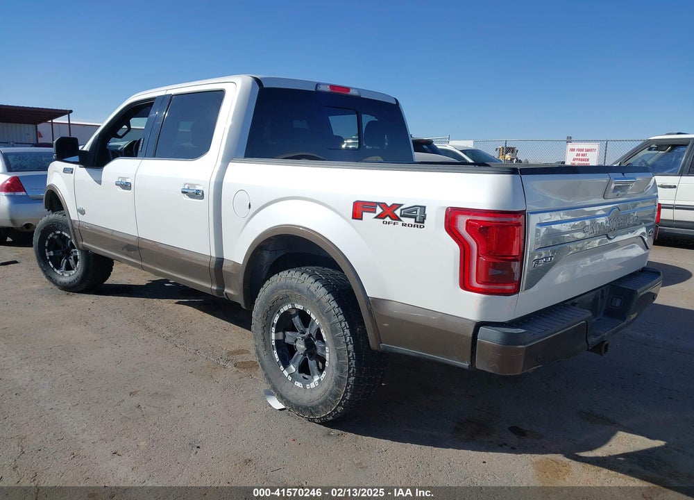 2016 FORD F-150 KING RANCH VIN: 1FTEW1EF3GFC74680