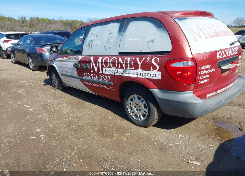 2005 DODGE CARAVAN SE VIN: 1D4GP25B45B415076