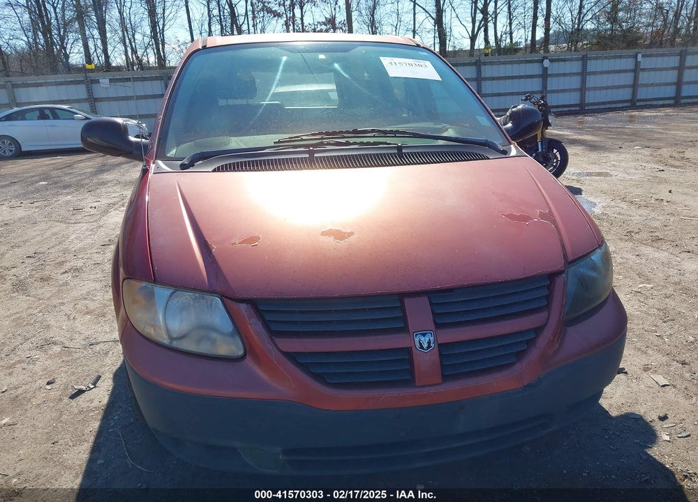 2005 DODGE CARAVAN SE VIN: 1D4GP25B45B415076