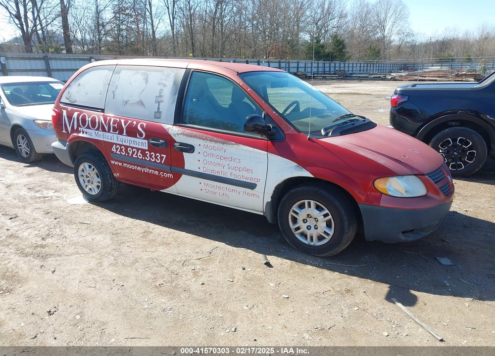 2005 DODGE CARAVAN SE VIN: 1D4GP25B45B415076