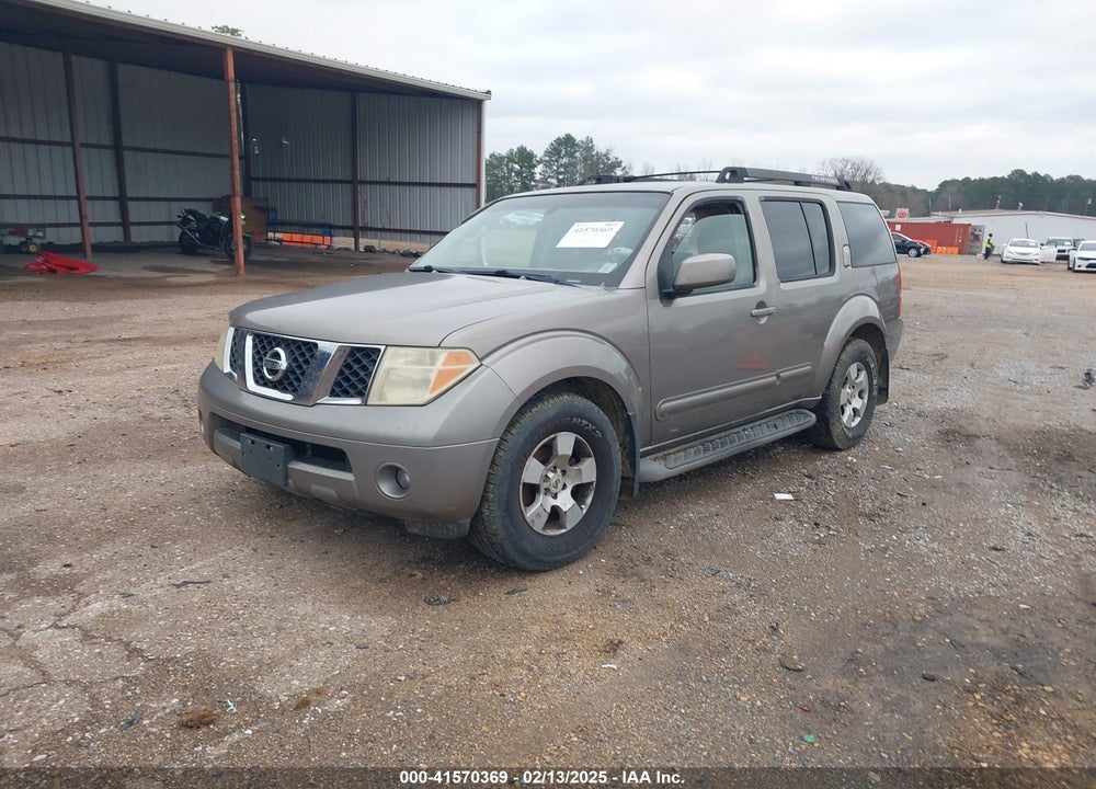 2006 NISSAN PATHFINDER SE VIN: 5N1AR18U36C600232