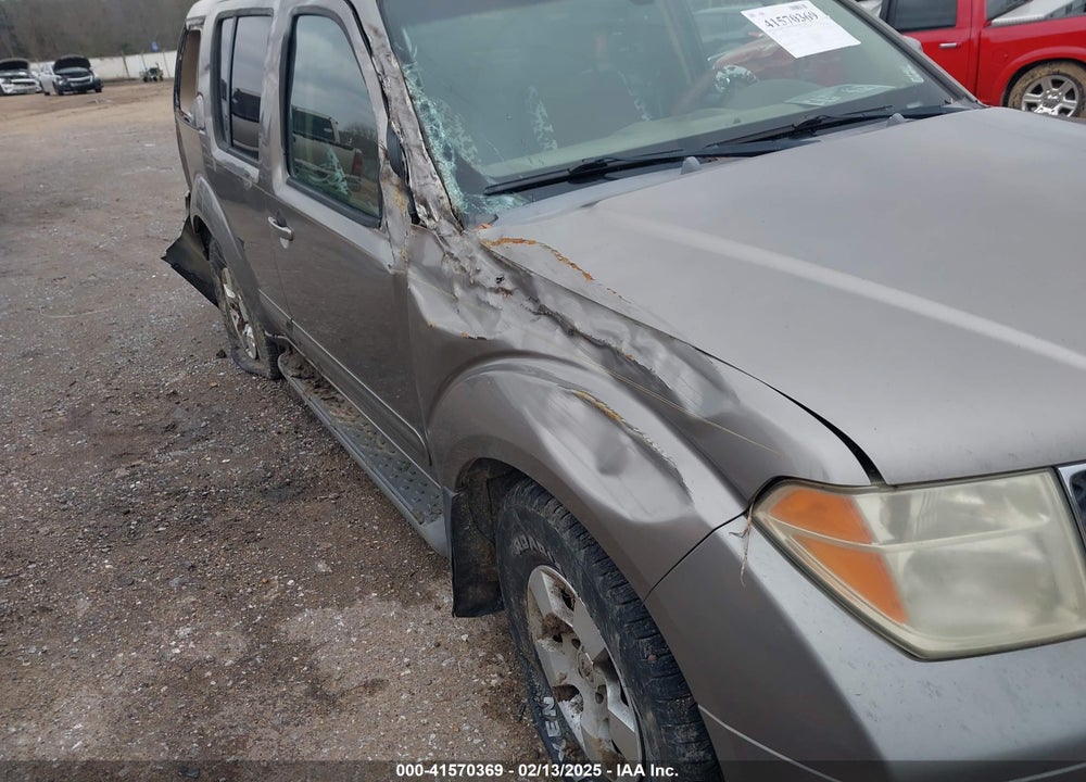 2006 NISSAN PATHFINDER SE VIN: 5N1AR18U36C600232