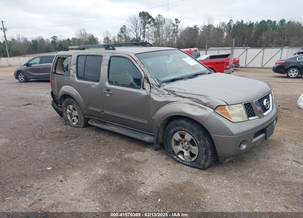 2006 NISSAN PATHFINDER SE VIN: 5N1AR18U36C600232