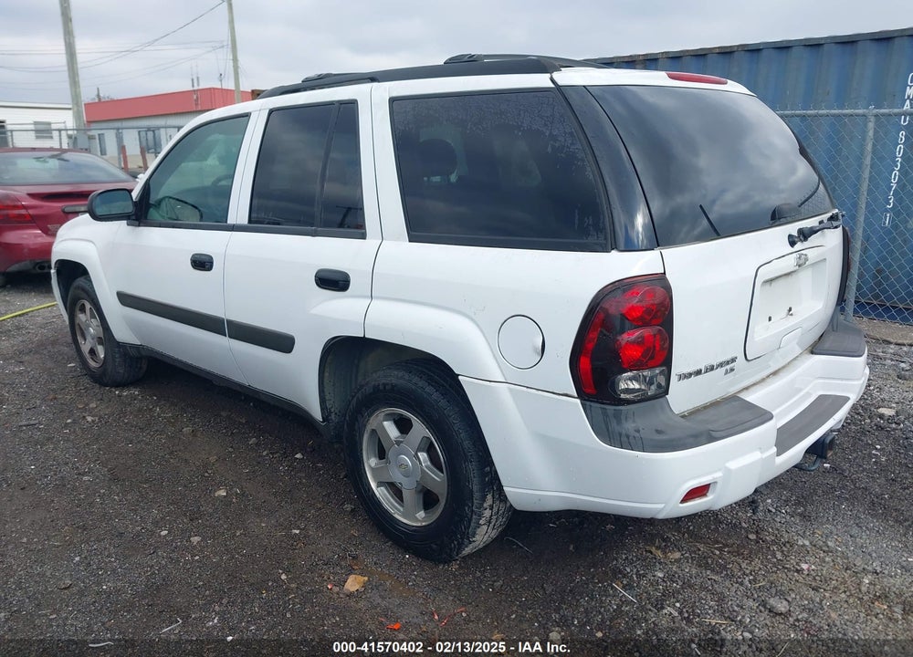 2005 CHEVROLET TRAILBLAZER LS VIN: 1GNDT13SX52304600