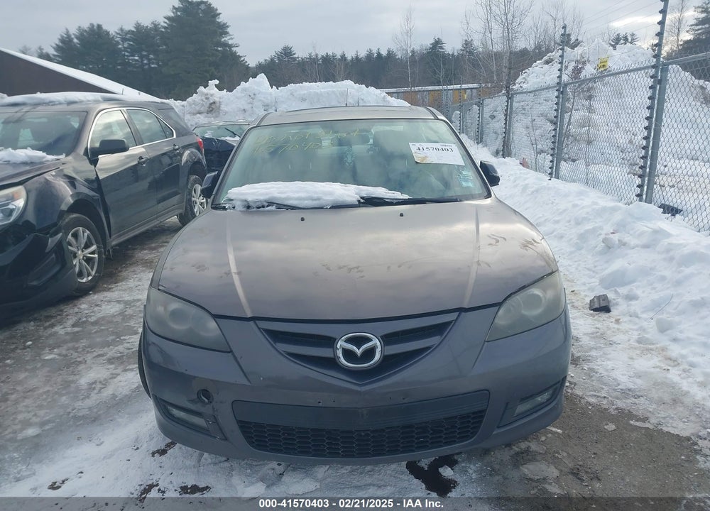 2008 MAZDA 3 S TOURING VIN: JM1BK324081842606