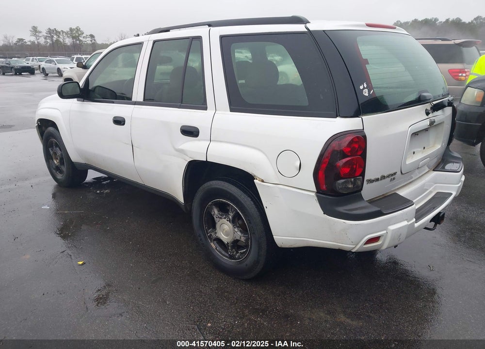 2007 CHEVROLET TRAILBLAZER LS VIN: 1GNDS13SX72301640