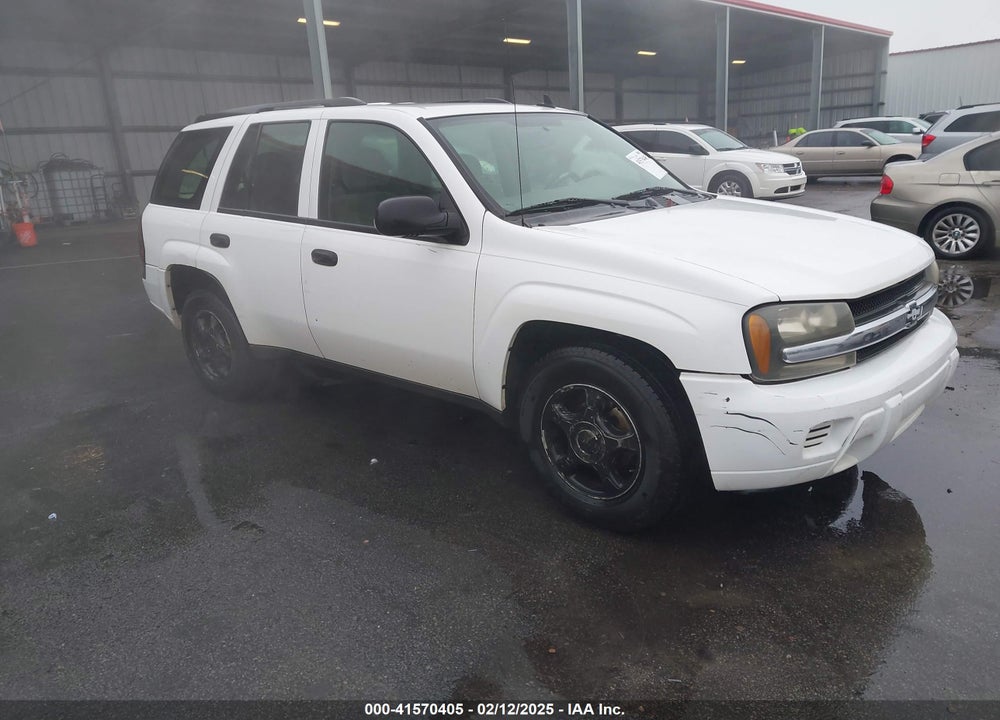2007 CHEVROLET TRAILBLAZER LS VIN: 1GNDS13SX72301640