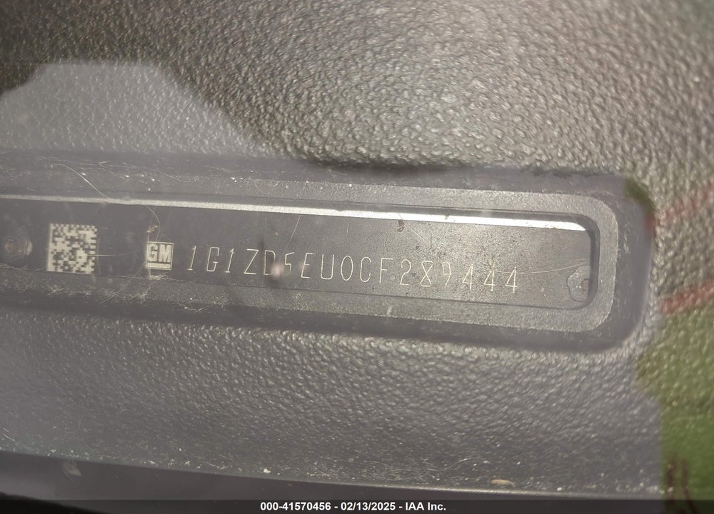 2012 CHEVROLET MALIBU VIN: 1G1ZD5EU0CF289444