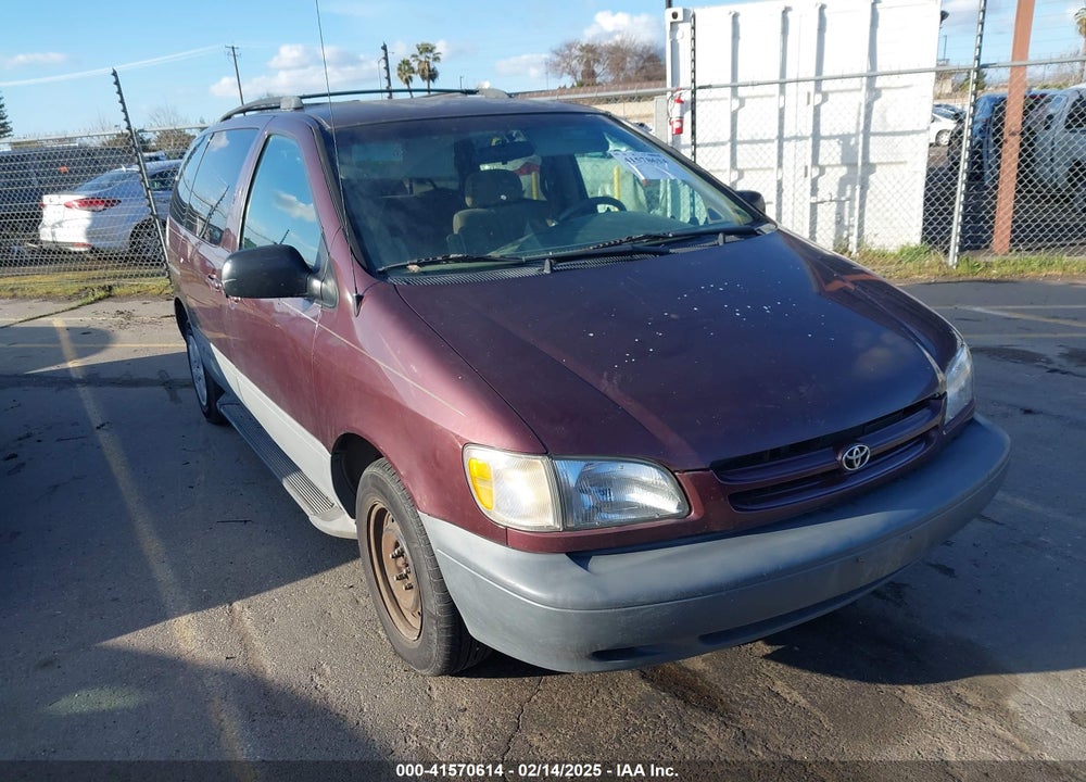 1998 TOYOTA SIENNA LE VIN: 4T3ZF13C2WU019154