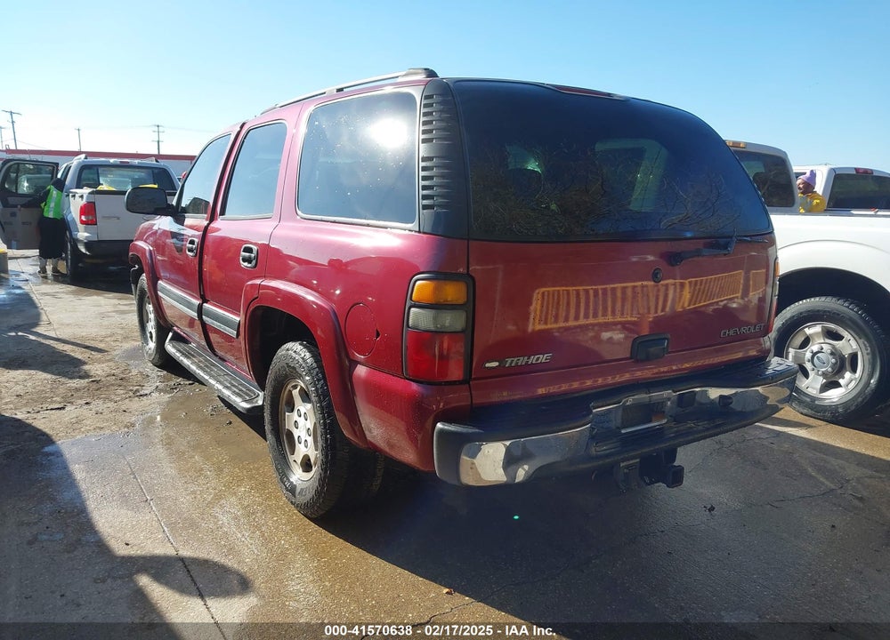 2005 CHEVROLET TAHOE LS VIN: 1GNEC13TX5R133819