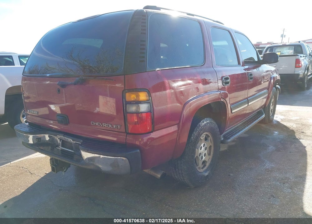 2005 CHEVROLET TAHOE LS VIN: 1GNEC13TX5R133819