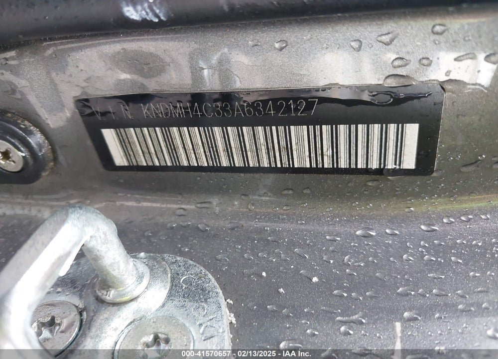 2010 KIA SEDONA VIN: KNDMH4C33A6342127