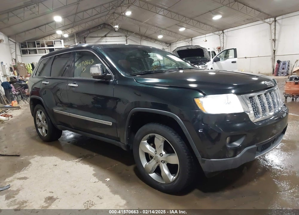 2013 JEEP GRAND CHEROKEE OVERLAND VIN: 1C4RJECT4DC526465