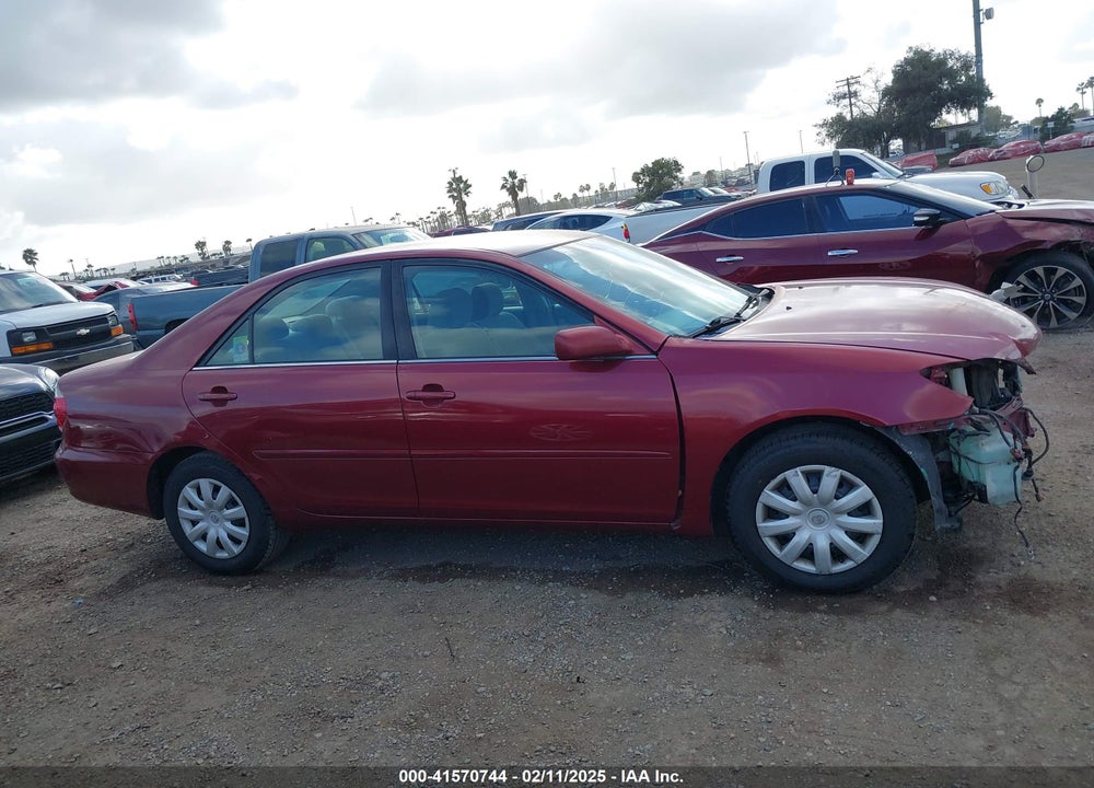2005 TOYOTA CAMRY LE VIN: 4T1BE32K95U099133