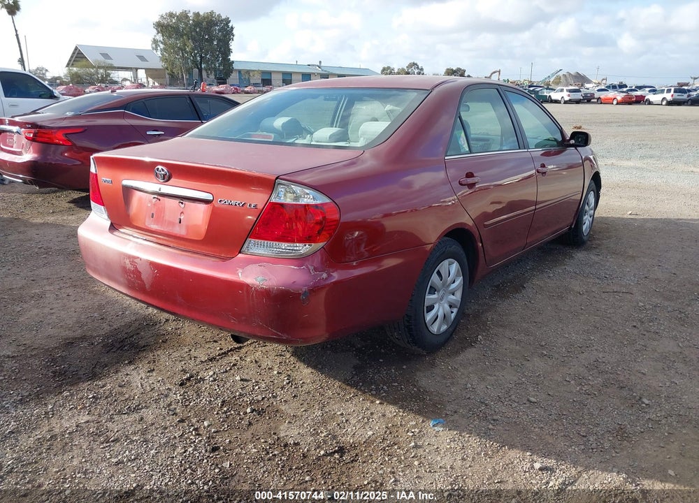 2005 TOYOTA CAMRY LE VIN: 4T1BE32K95U099133