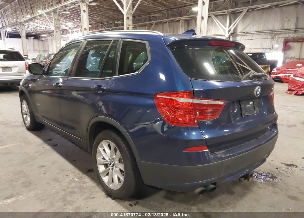 2013 BMW X3 XDRIVE28I VIN: 5UXWX9C54D0A27811
