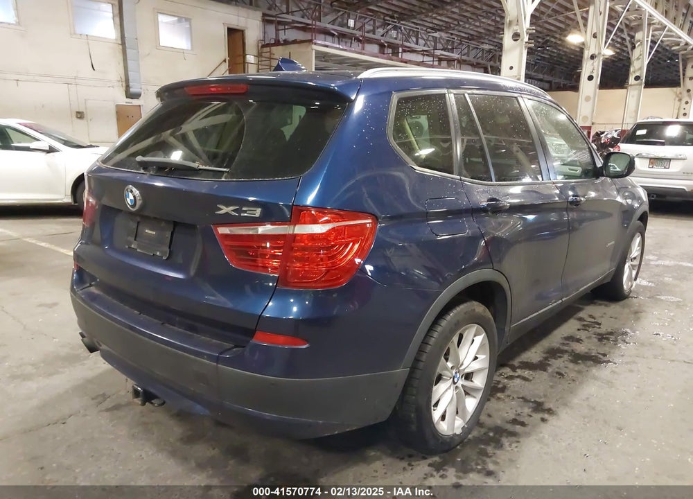 2013 BMW X3 XDRIVE28I VIN: 5UXWX9C54D0A27811