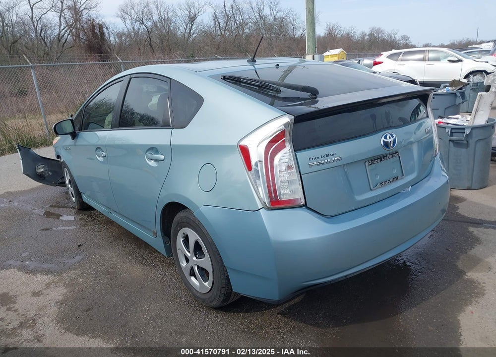 2013 TOYOTA PRIUS VIN: JTDKN3DU3D5597713