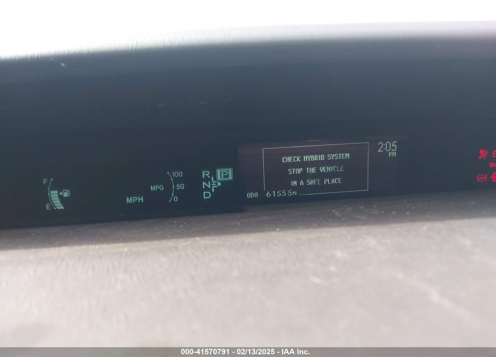 2013 TOYOTA PRIUS VIN: JTDKN3DU3D5597713
