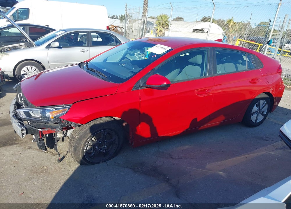 2022 HYUNDAI IONIQ HYBRID BLUE VIN: KMHC65LC9NU267406
