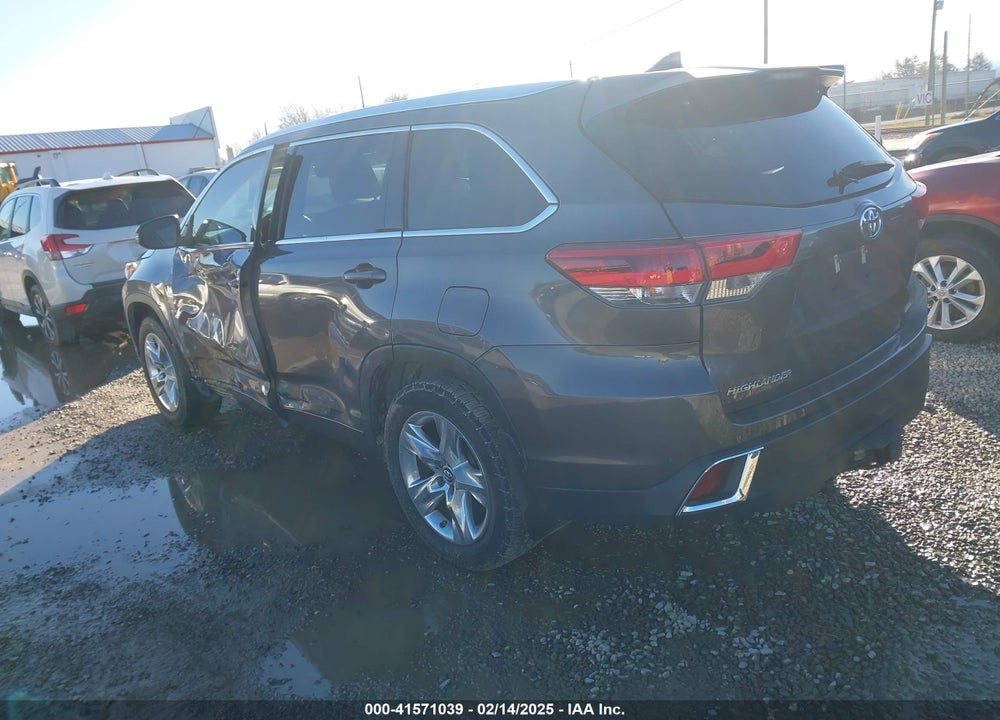 2018 TOYOTA HIGHLANDER LIMITED VIN: 5TDYZRFHXJS251438