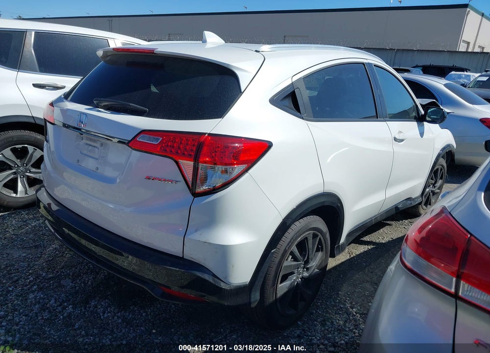 2022 HONDA HR-V 2WD SPORT VIN: 3CZRU5H15NM734895