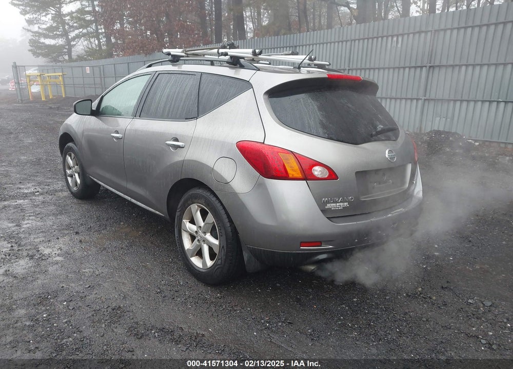 2009 NISSAN MURANO S VIN: JN8AZ18W29W143782