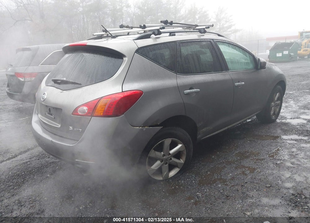2009 NISSAN MURANO S VIN: JN8AZ18W29W143782