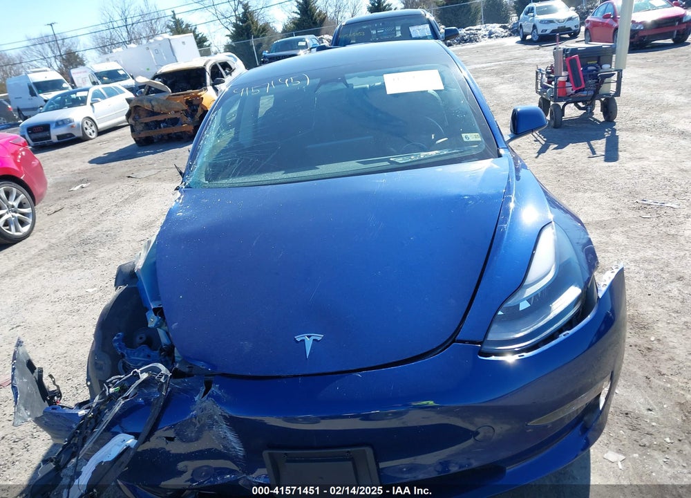 2022 TESLA MODEL 3 REAR-WHEEL DRIVE VIN: 5YJ3E1EA1NF369416