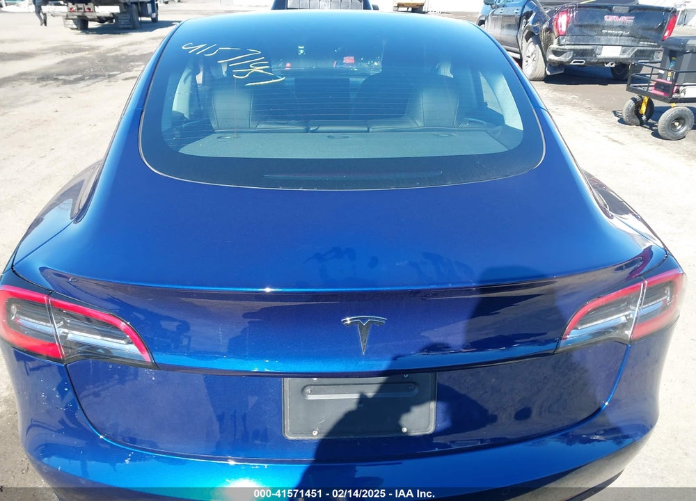 2022 TESLA MODEL 3 REAR-WHEEL DRIVE VIN: 5YJ3E1EA1NF369416