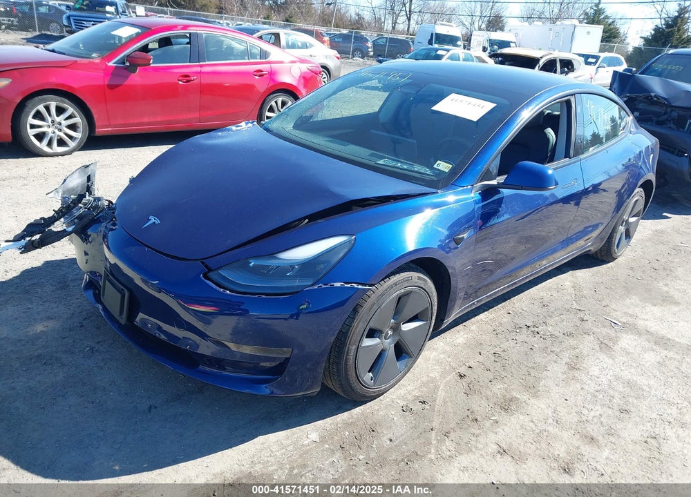2022 TESLA MODEL 3 REAR-WHEEL DRIVE VIN: 5YJ3E1EA1NF369416