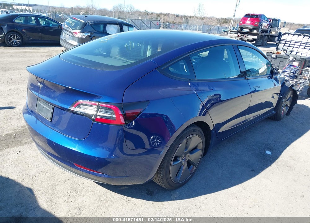 2022 TESLA MODEL 3 REAR-WHEEL DRIVE VIN: 5YJ3E1EA1NF369416