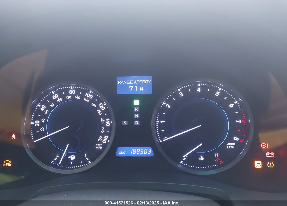 2011 LEXUS IS 250 VIN: JTHBF5C20B5137610
