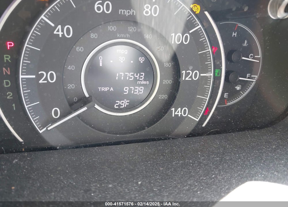 2012 HONDA CR-V LX VIN: 5J6RM3H36CL041791