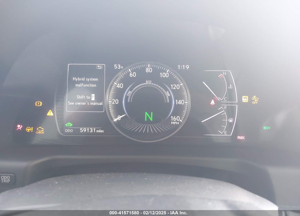 2019 LEXUS ES300 VIN: 58AB21B19KU002778