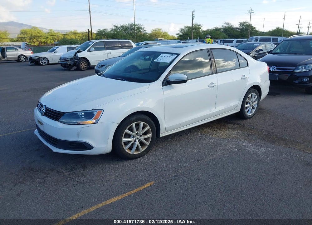 2011 VOLKSWAGEN JETTA 2.5L SE VIN: 3VWDX7AJ9BM329385