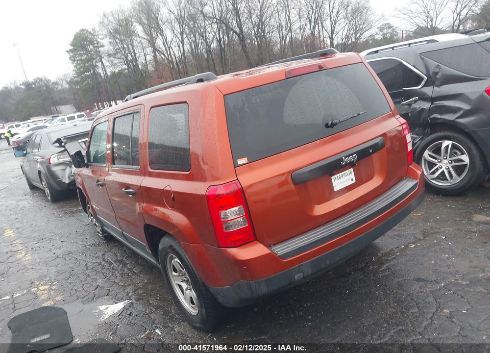 2012 JEEP PATRIOT VIN: 1C4NJPBA4CD672948